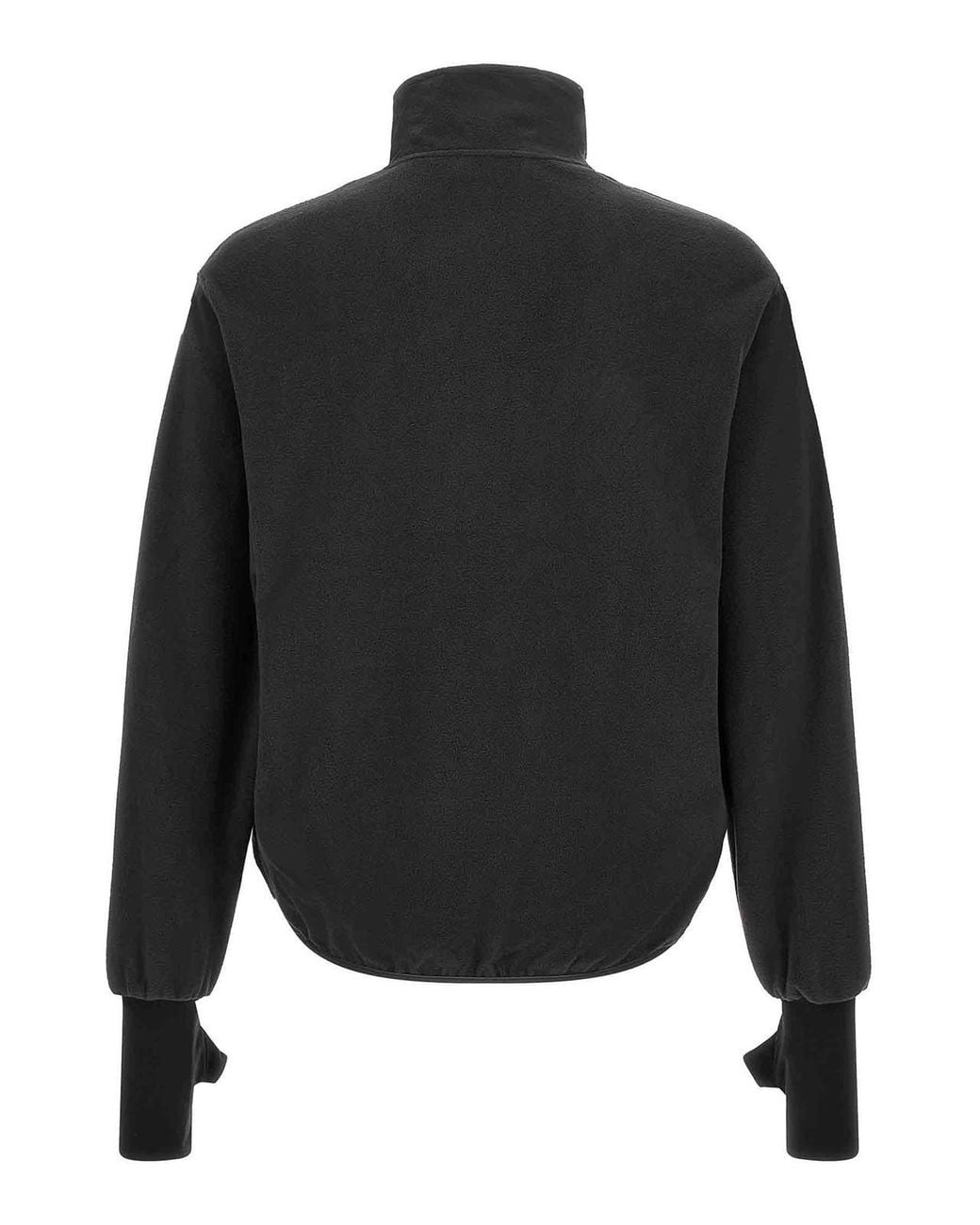 Entire studios Black Shell Fleece Pullover Fleece Sweatshirt for men