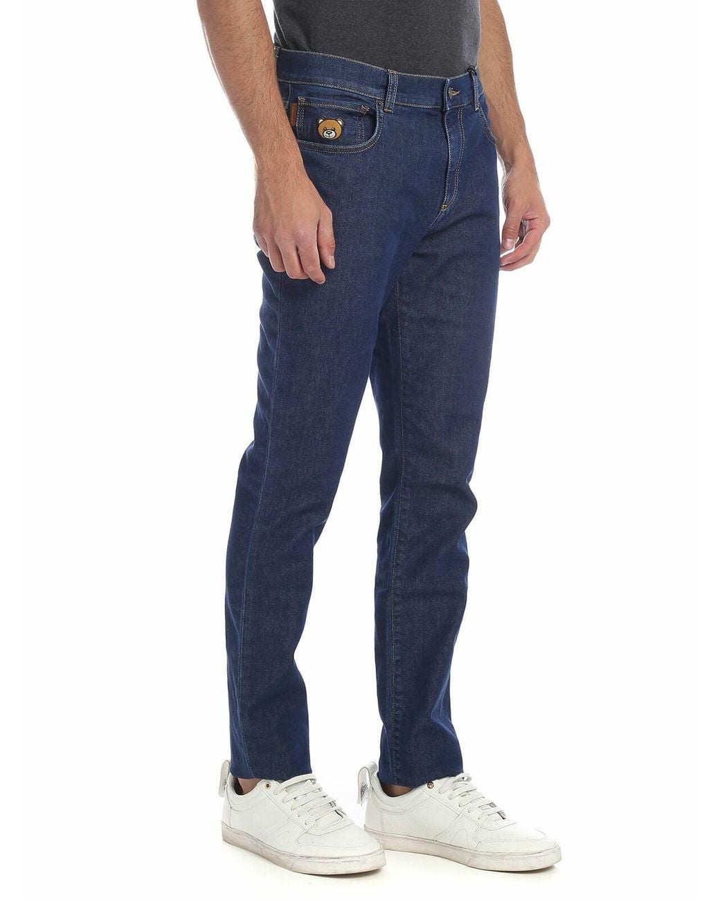 Vaqueros Rectos Moschino de hombre de color Blue