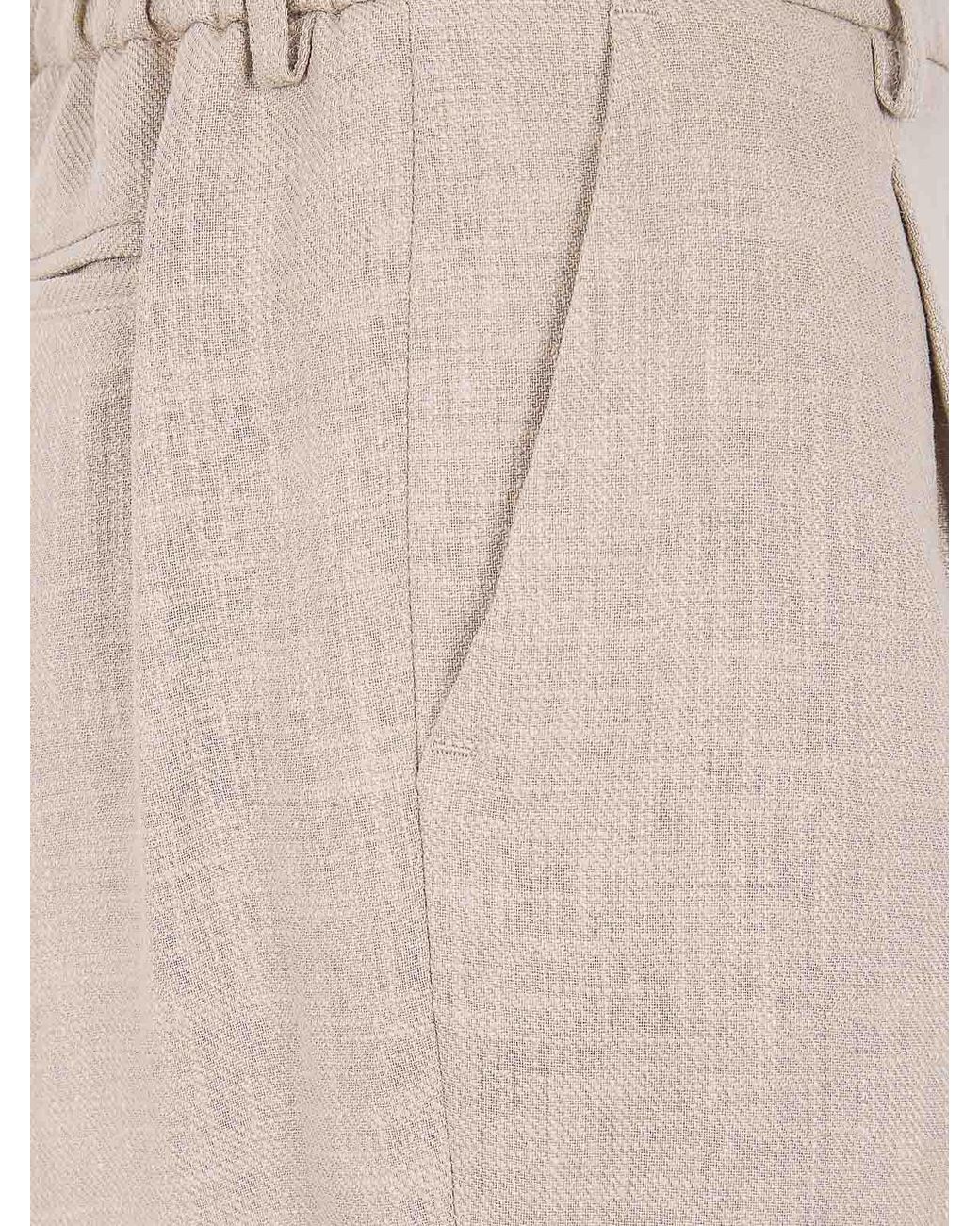 DR. HOPE Natural Elastic Waist Trousers