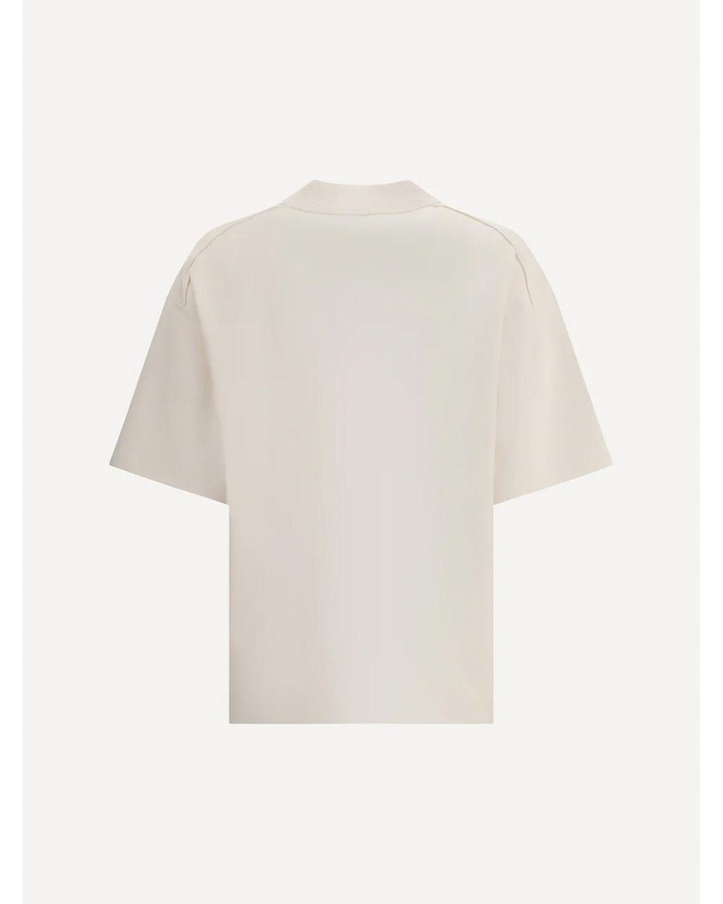 Max Mara White Boxy Viscose Sweater By