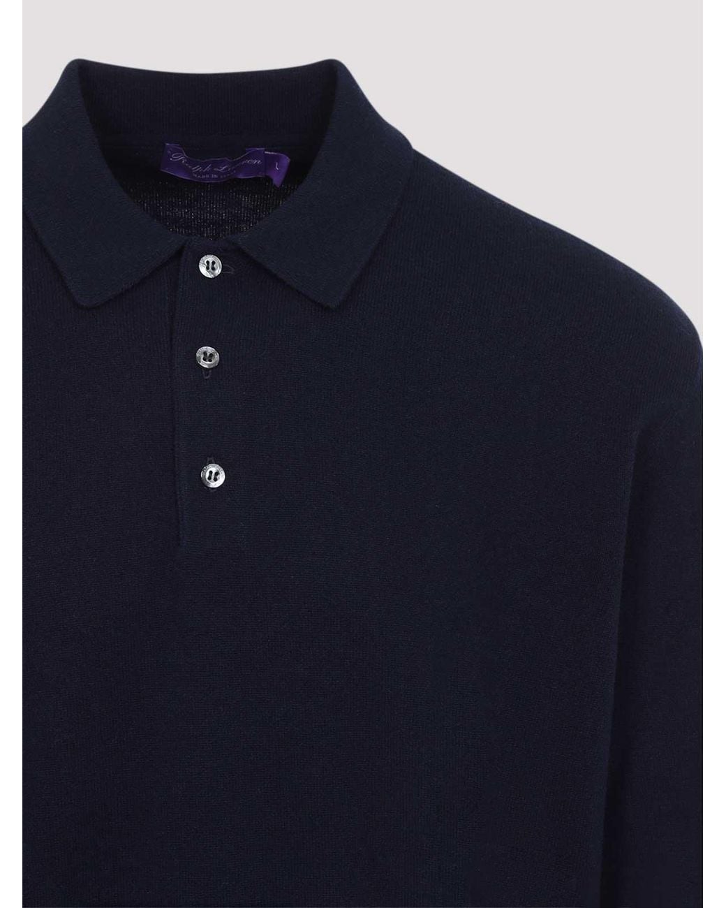 Ralph Lauren Blue S Knit Polo for men