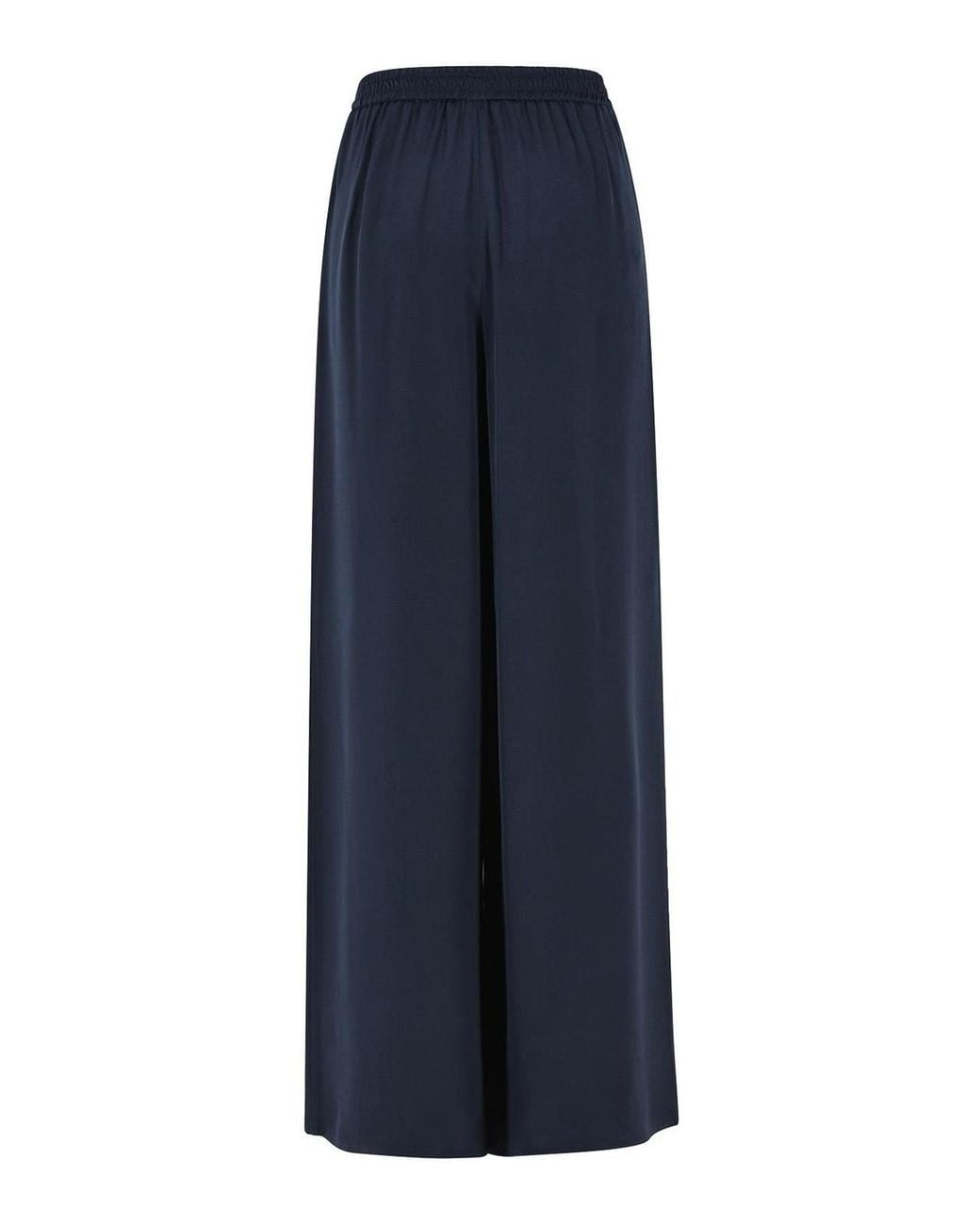 Max Mara Blue 'Volonta' Heavy Silk Soft Pants