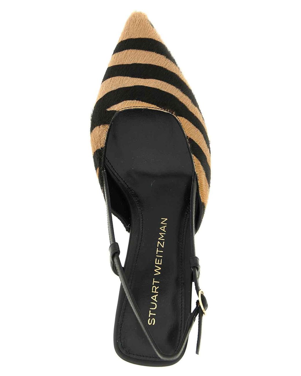 Stuart Weitzman Multicolor Vinnie Pony Hair Slingbacks