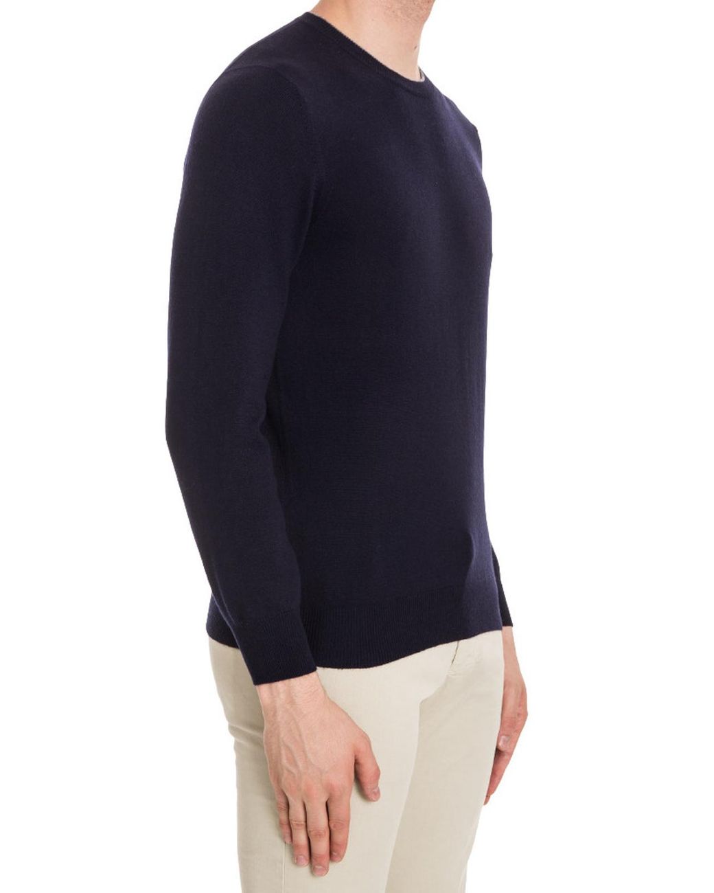 Brunello Cucinelli Blue Cashmere Silk Lightweight Sweater for men