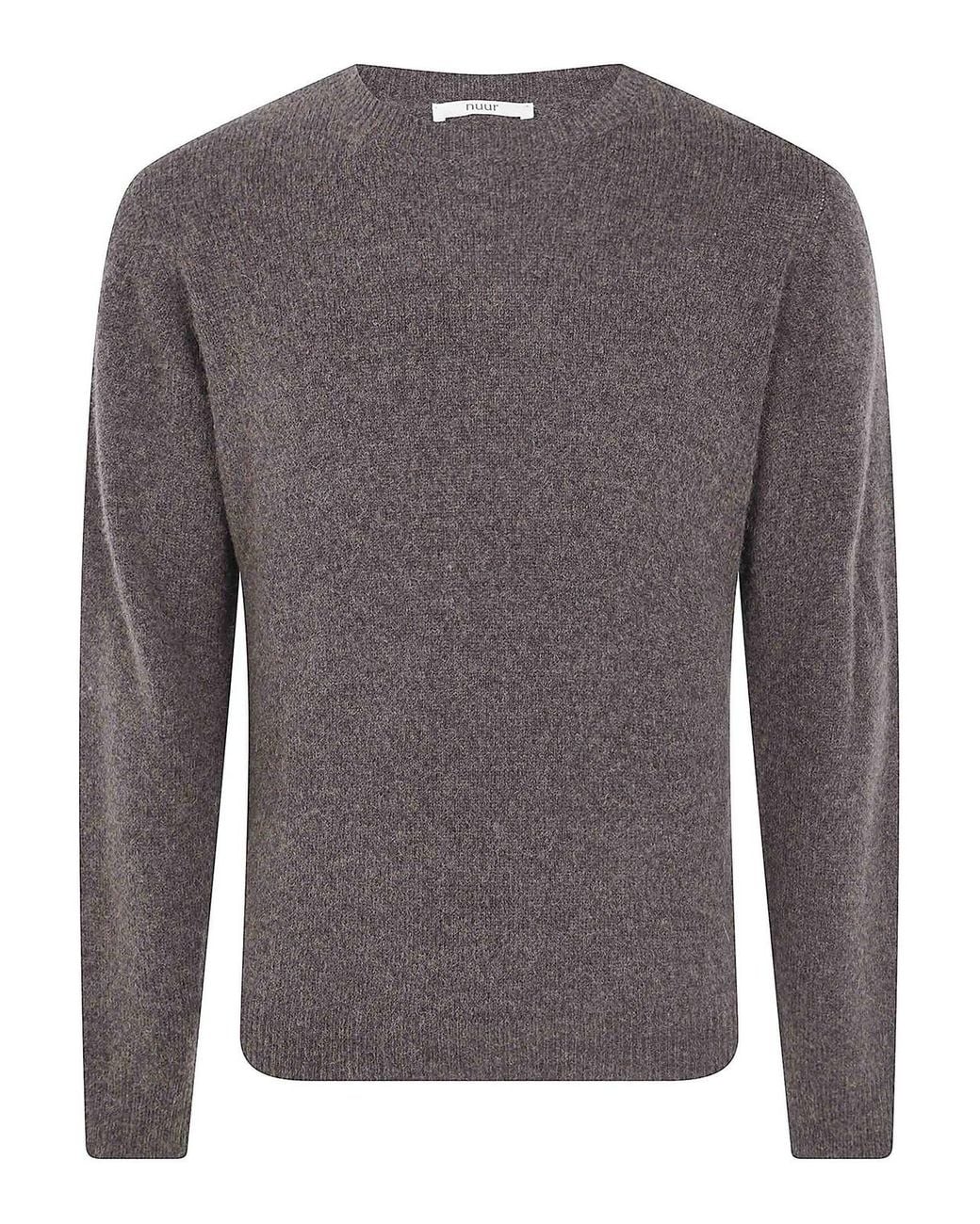 Suéter Cuello Redondo Nuur de hombre de color Gray