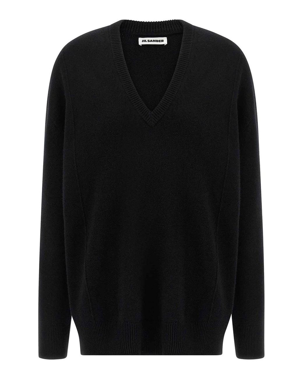 Jil Sander Black Cashmere Sweater