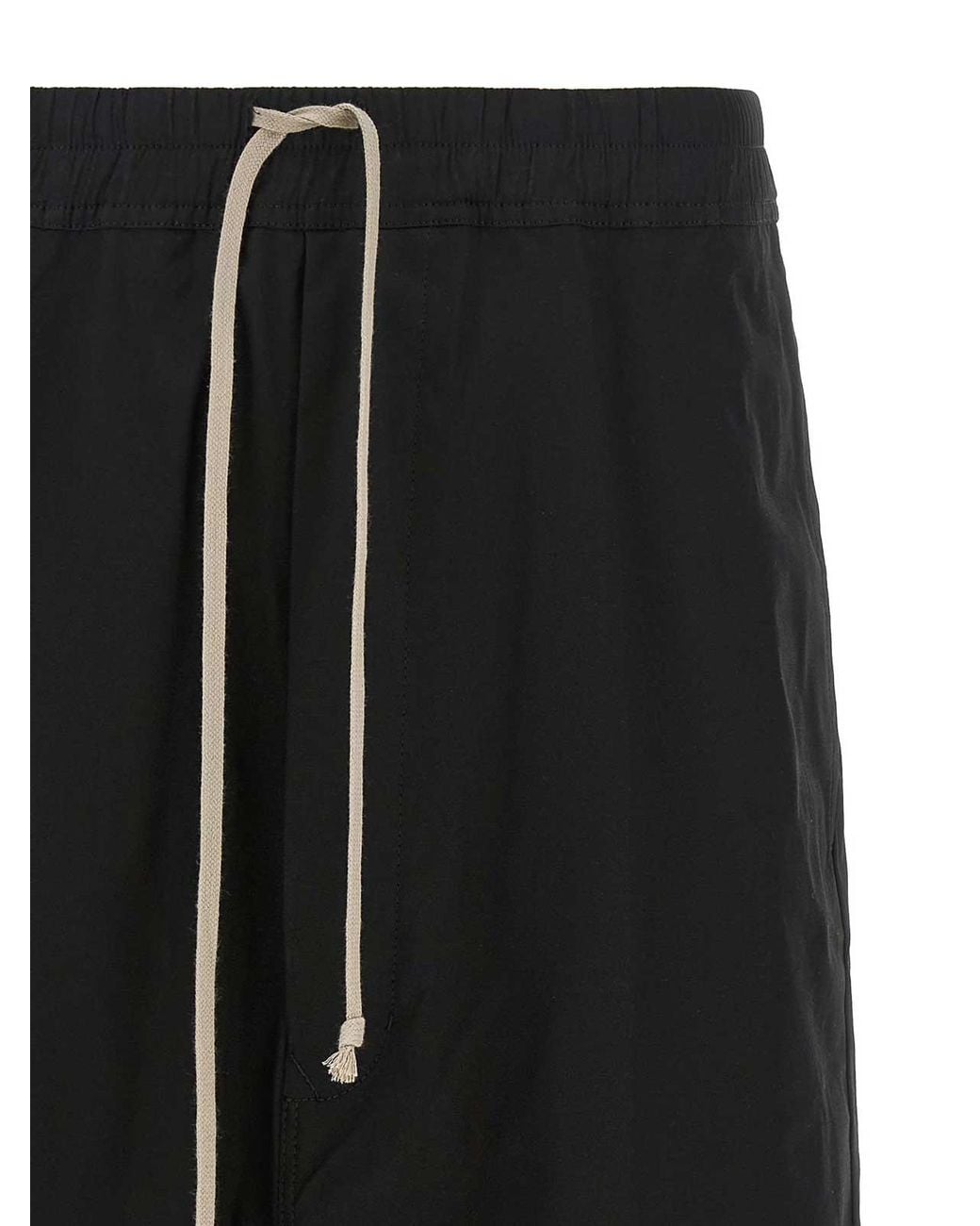 Rick Owens Black Rick S Pods' Bermuda Shorts for men