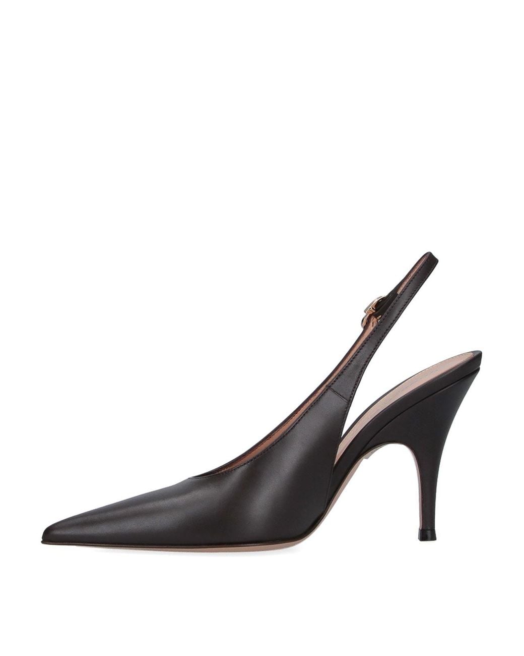Gianvito Rossi Brown Slingback Pumps