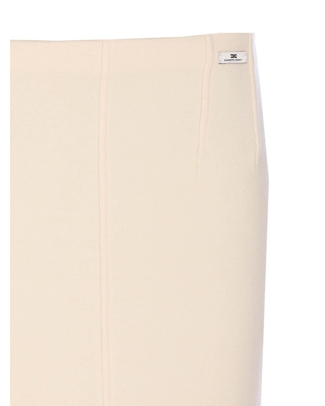 Elisabetta Franchi White Skirt