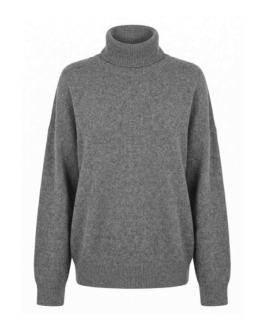 Brunello Cucinelli Gray Cashmere Turtleneck