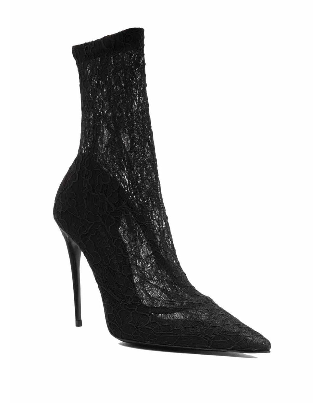 Dolce & Gabbana Black Heeled Boots