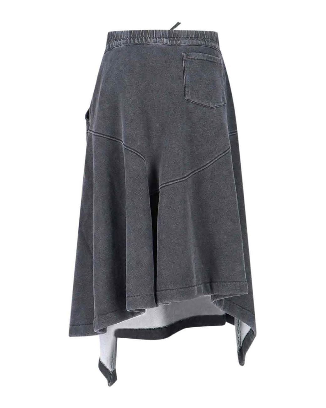 Our Legacy Gray Midi Skirt