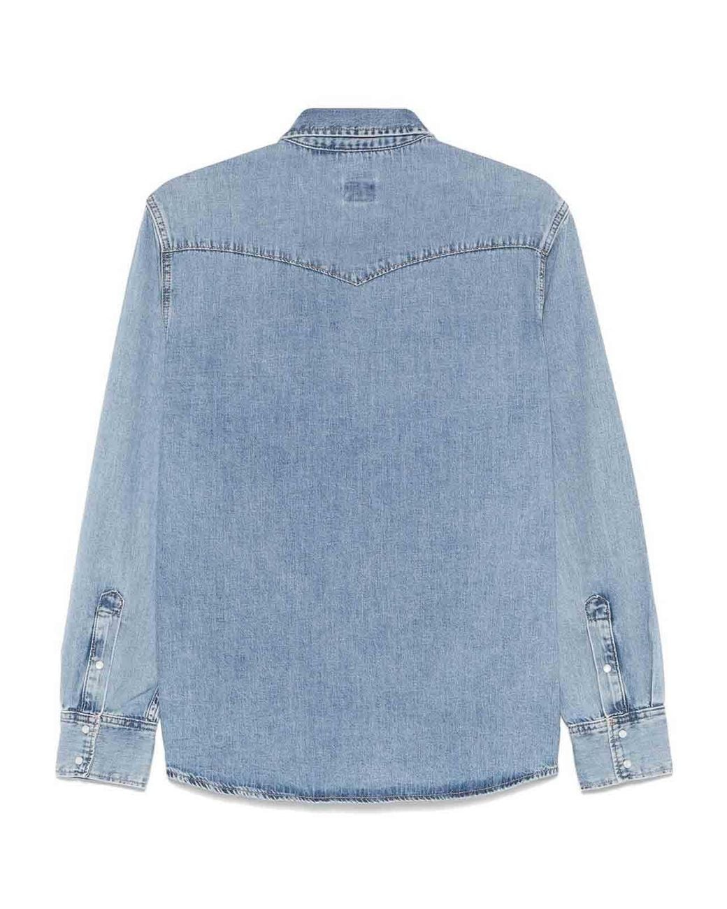 AG Jeans Blue Cassisdenim Shirt