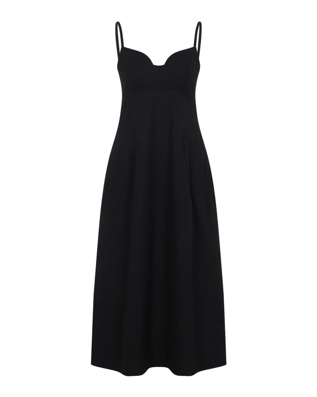 blue dress for baby girl Leau Serenity Square Neck Corset Midi Dress in Black, Women's L at Urban Outfitters