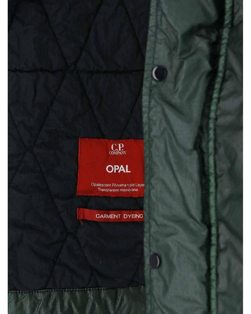 C P Company Green Hooded Jacket for men