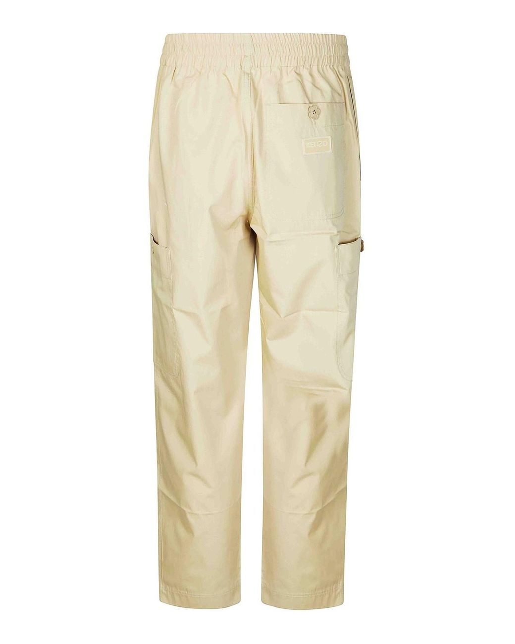 KENZO Natural Cargo Pants for men