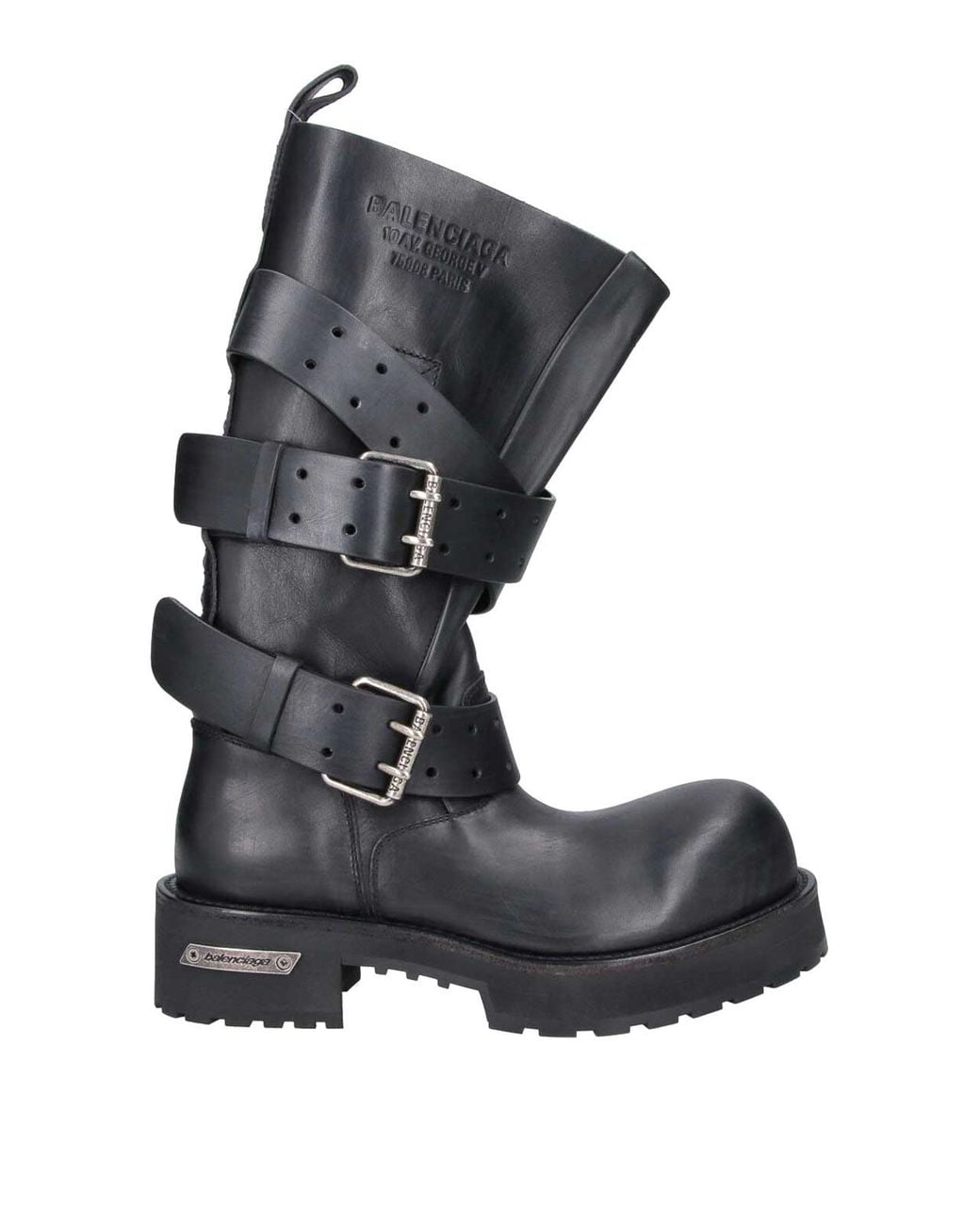 Balenciaga Black Boots for men