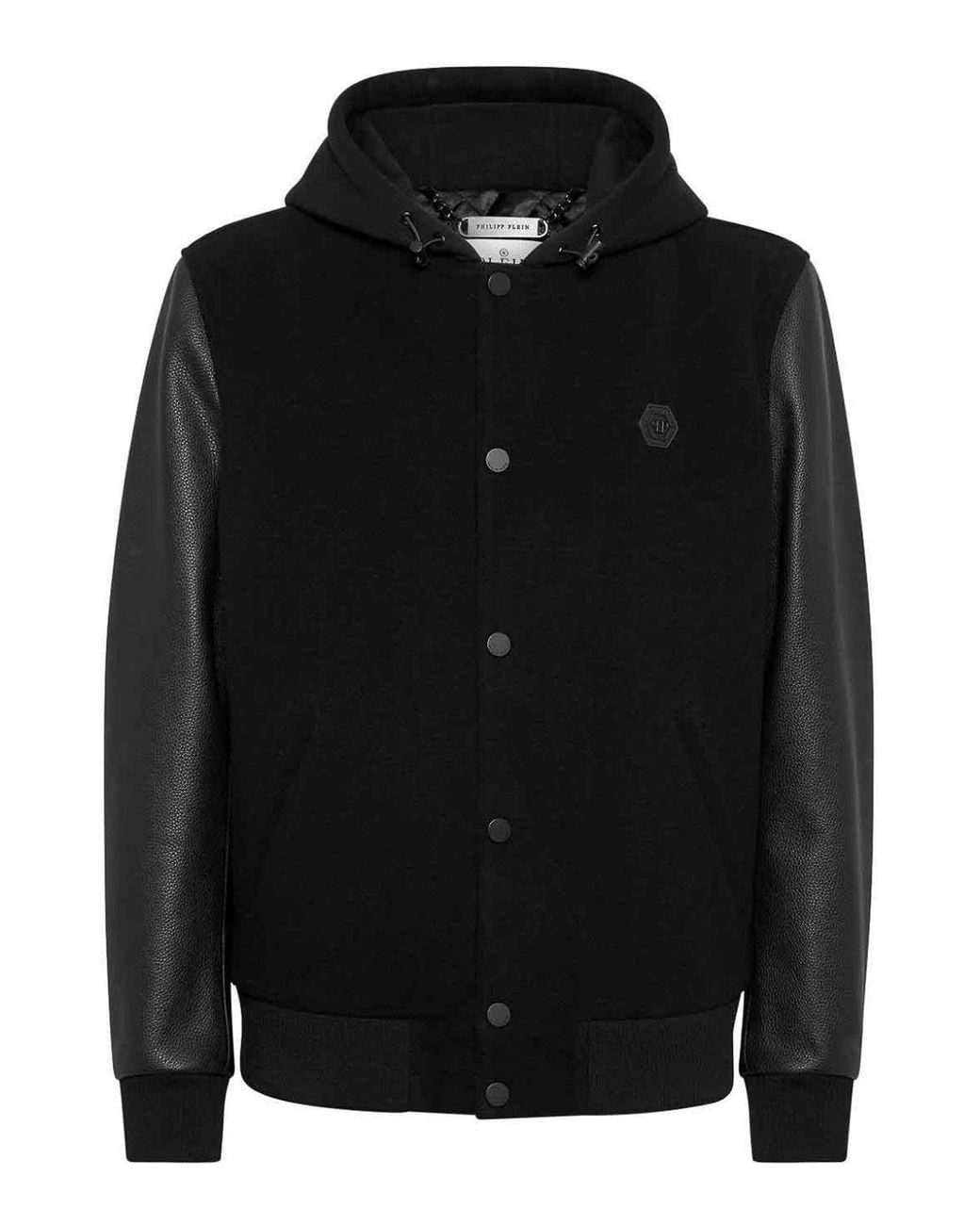 Philipp Plein Black Jacket for men