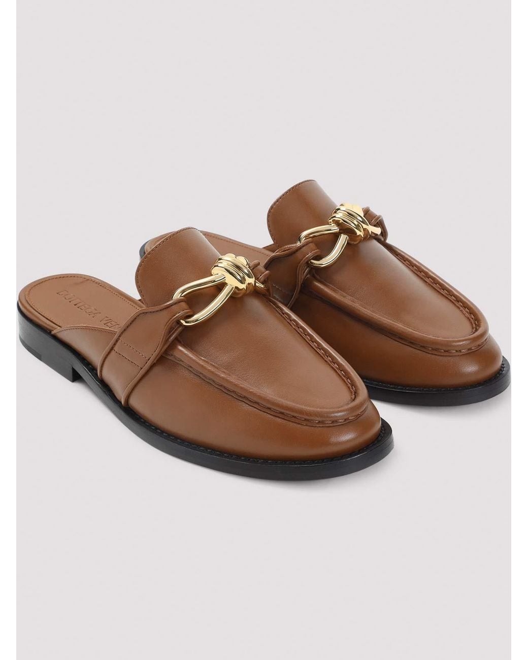 Bottega Veneta Brown Astaire Loafers