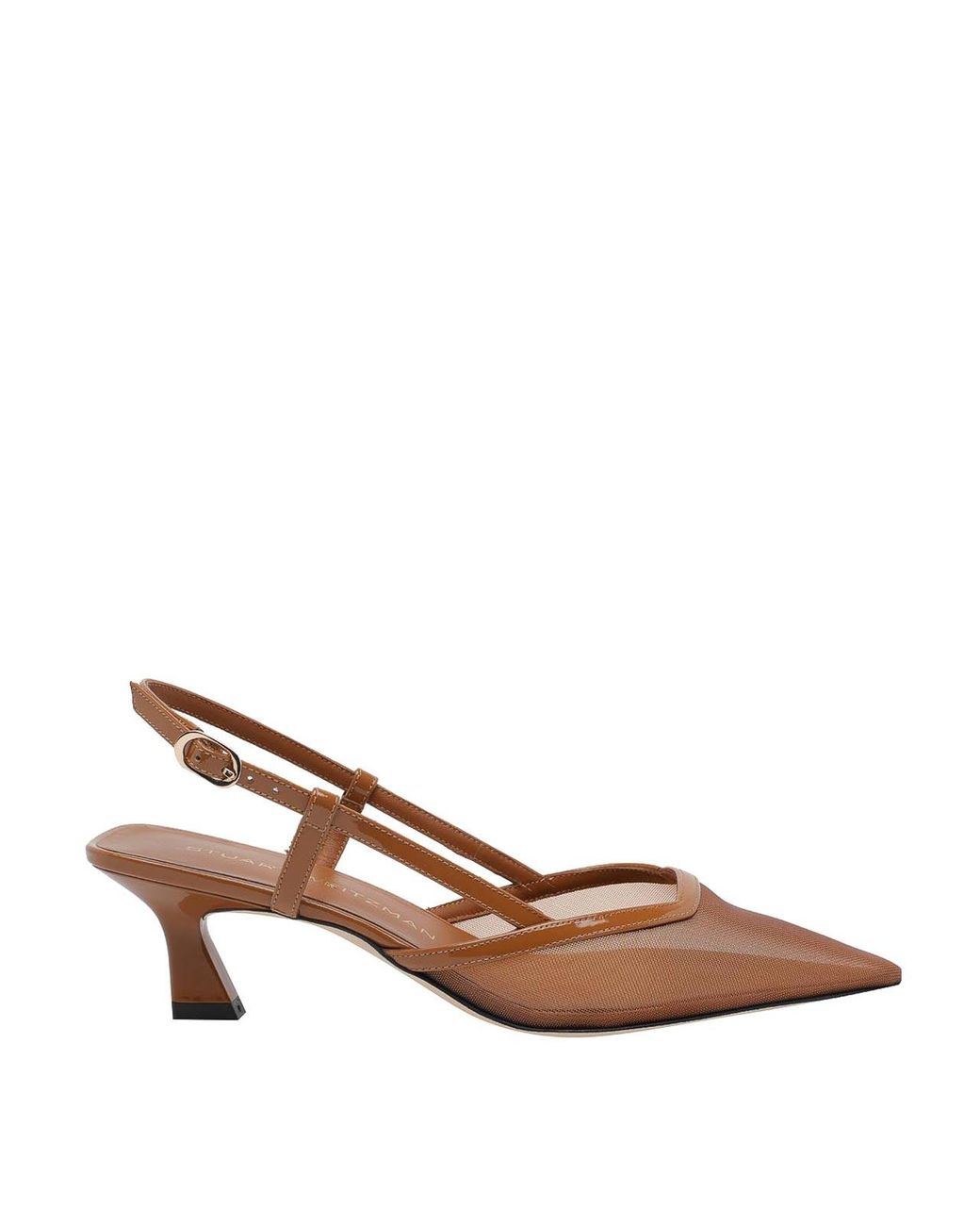 Stuart Weitzman Brown Vinnie Pump Slingback
