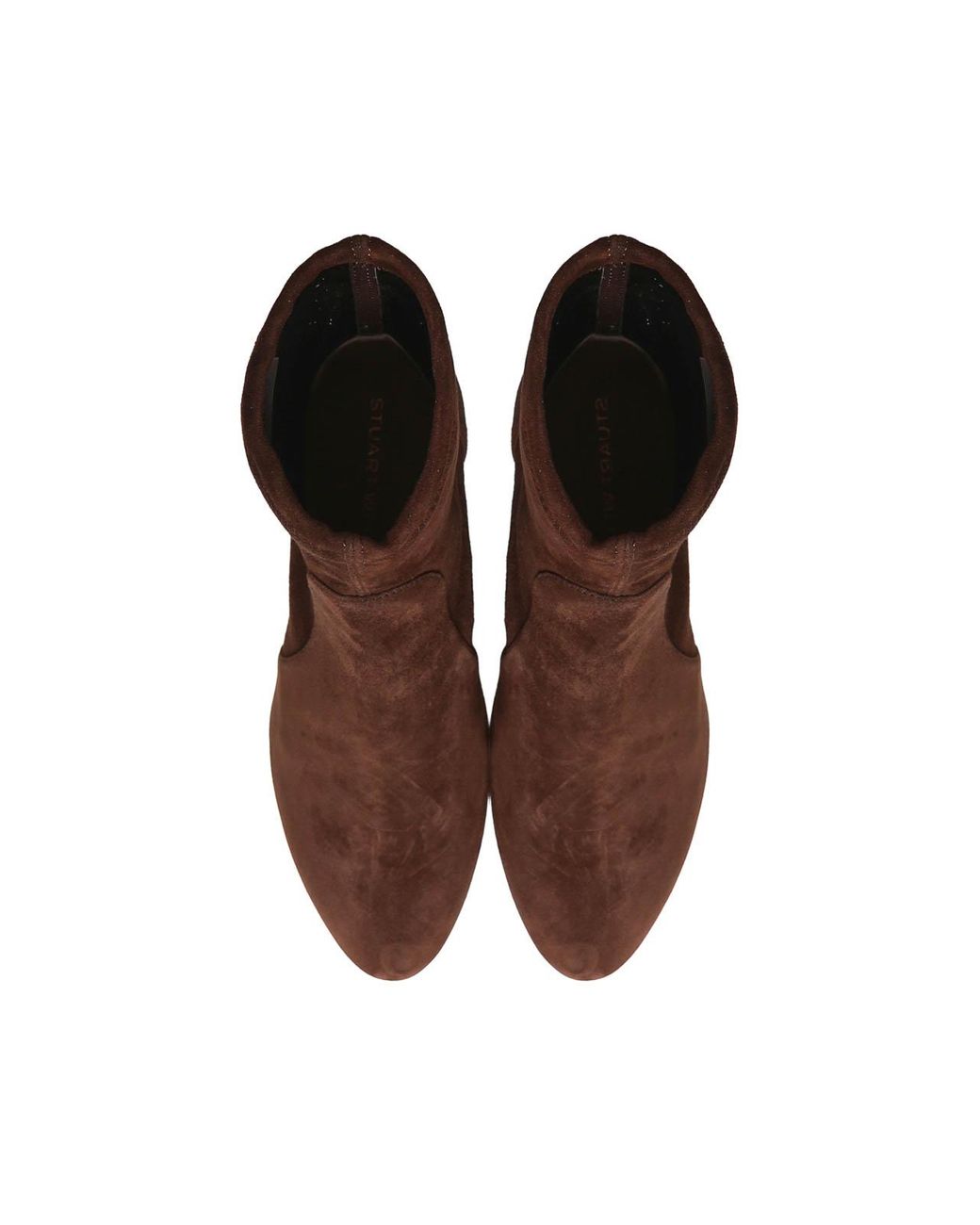 Stuart Weitzman Brown Yuliana Suede Sock Boots