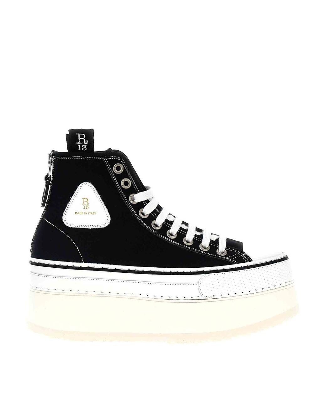 R13 Black 'Courtney' Sneakers
