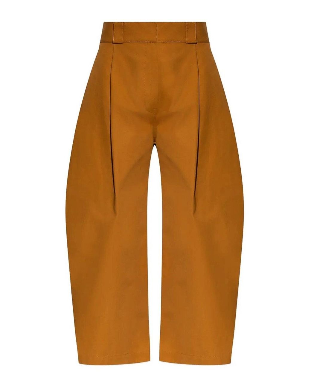 Balenciaga Orange Long Bermuda