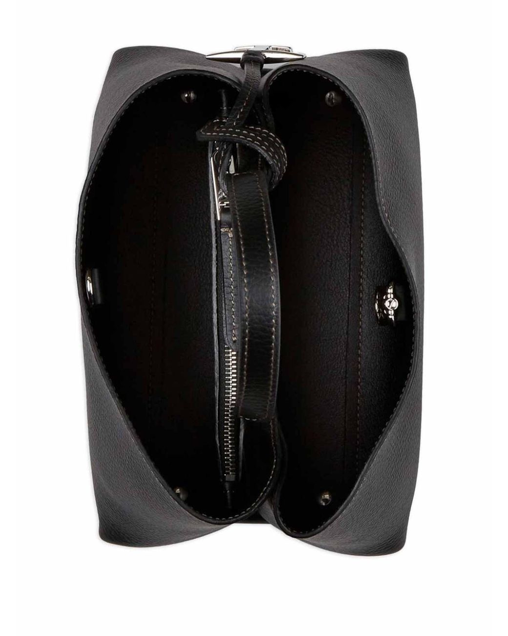 Tod's Black T Timeless Micro Leather Handbag