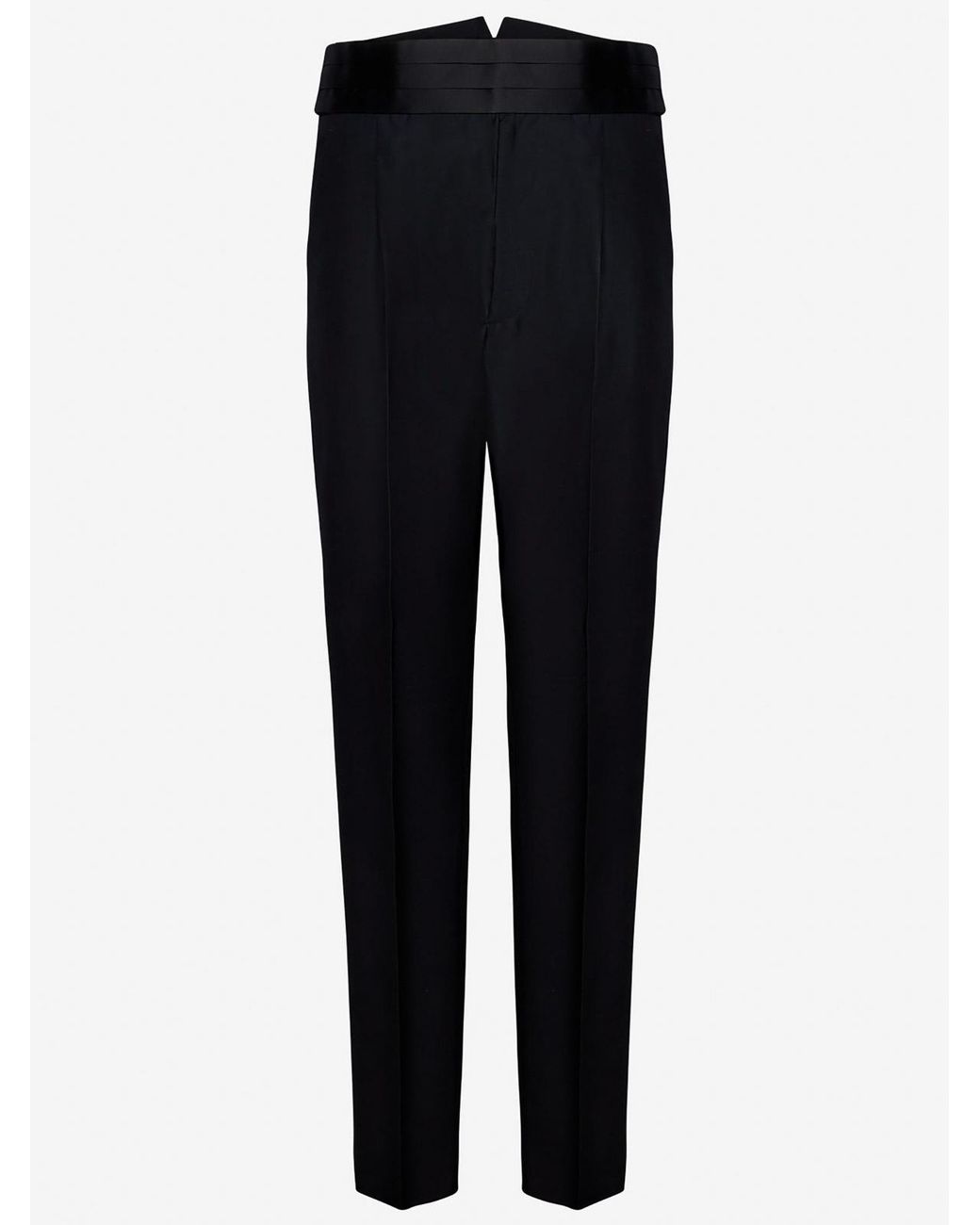 DSquared² Black Wool And Silk Smoking Suit for men