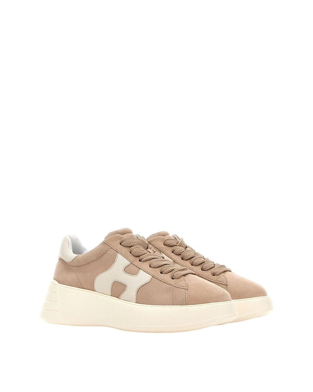 Hogan Natural Suede Trainers