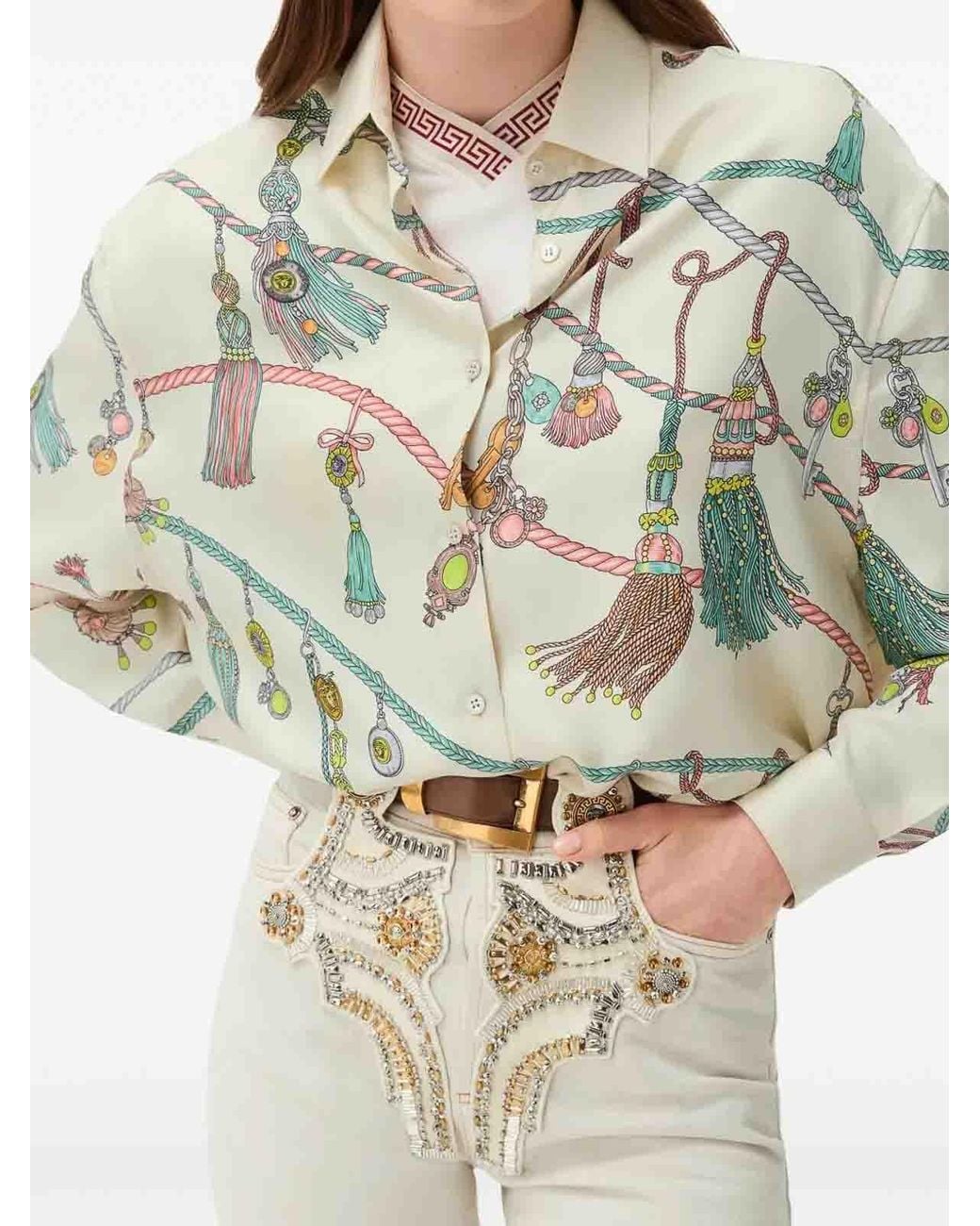 Versace White Hemd