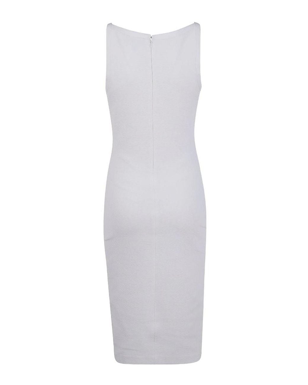 Emporio Armani White Cotton Short Dress