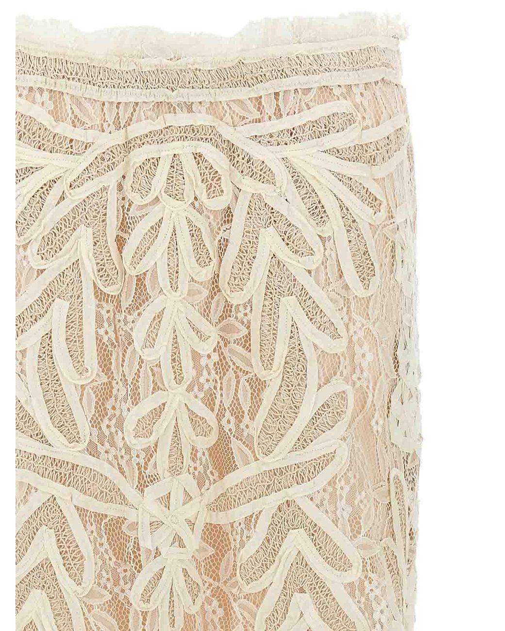 P.A.R.O.S.H. Natural Nixie Skirt
