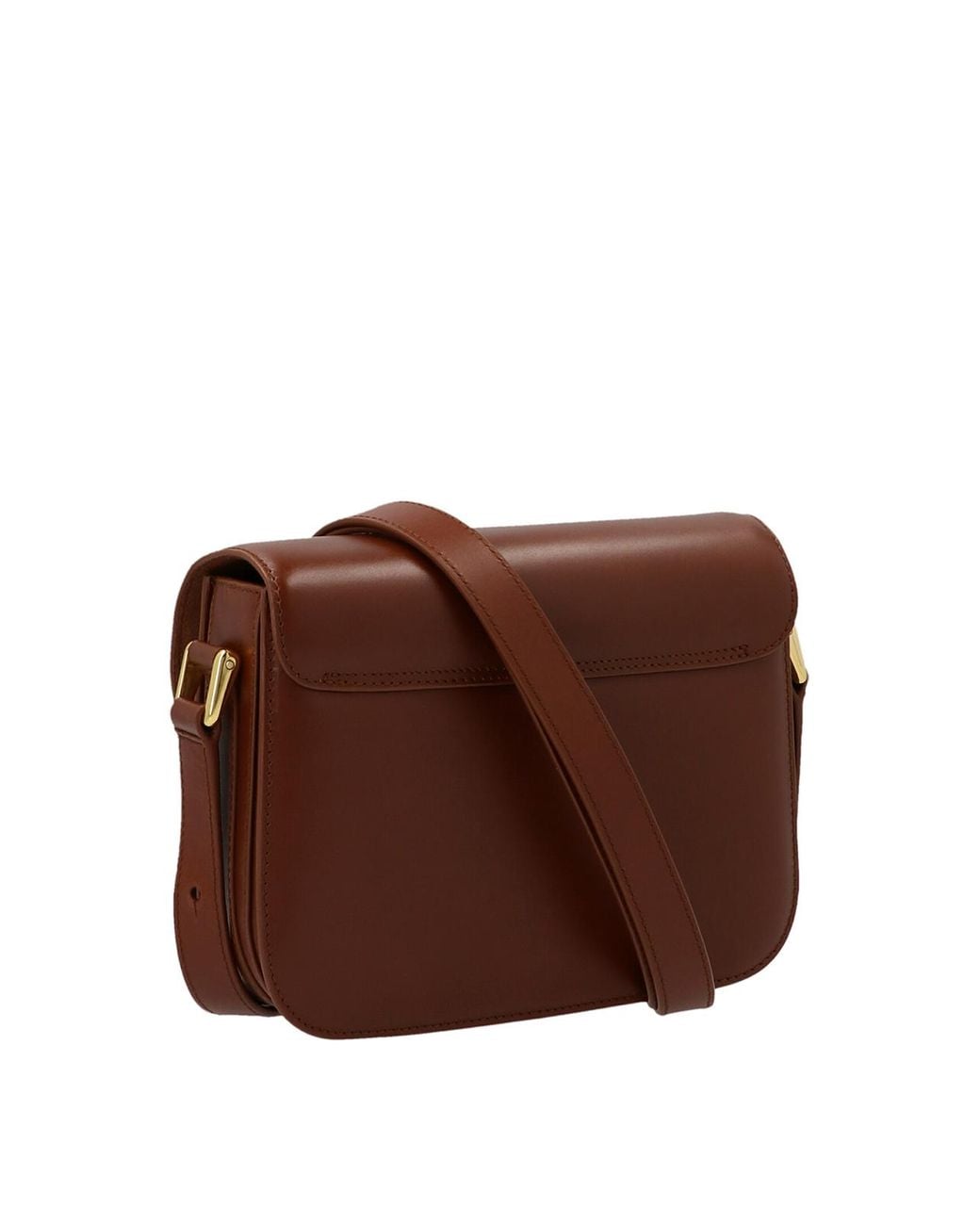 A.P.C. Brown Grace Small Crossbody Bag