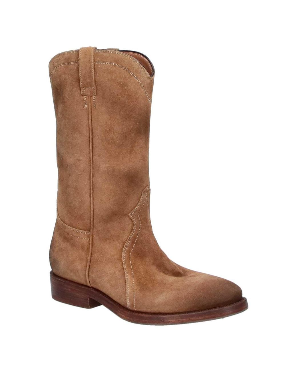 Jil Sander Brown Stiefeletten