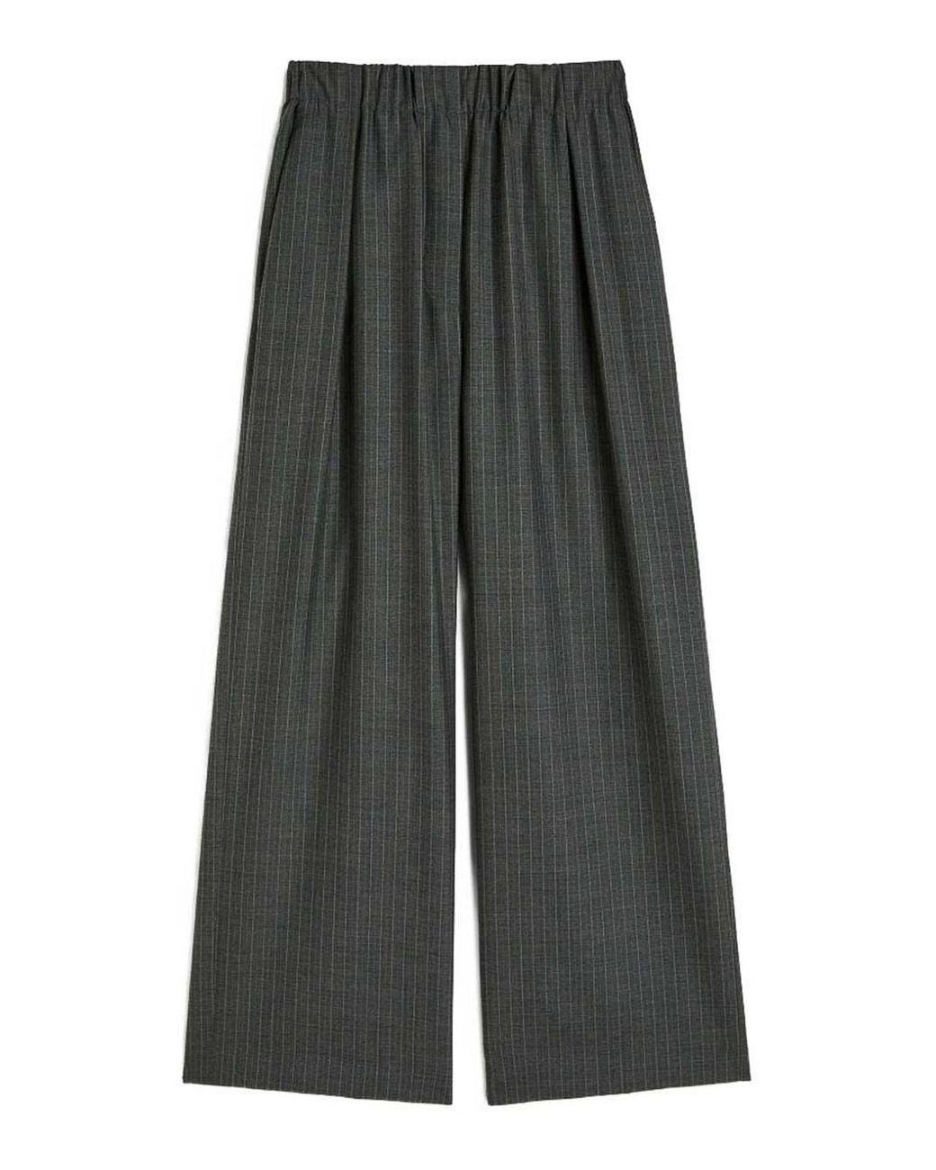 Jil Sander Gray Wool Trousers