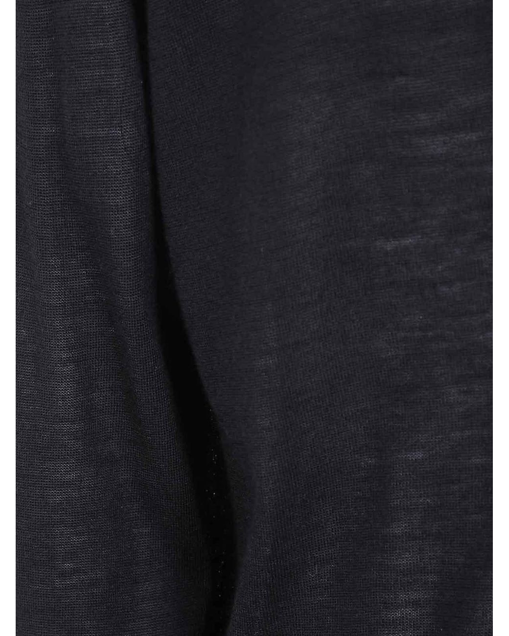 Rick Owens Blue Oversized V Sweater for men