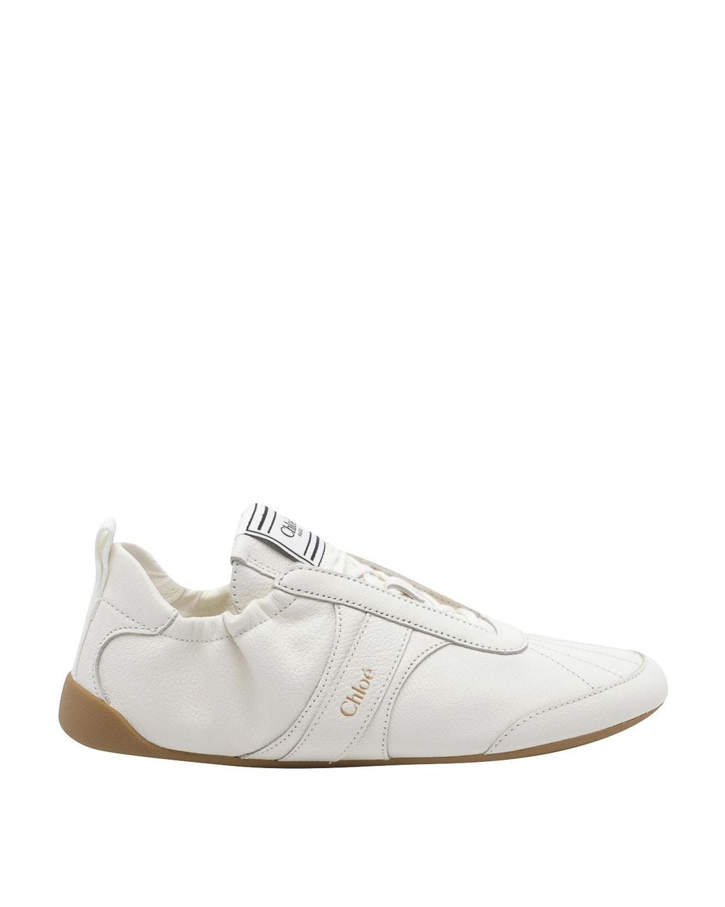 Chloé White Kick Sneakers