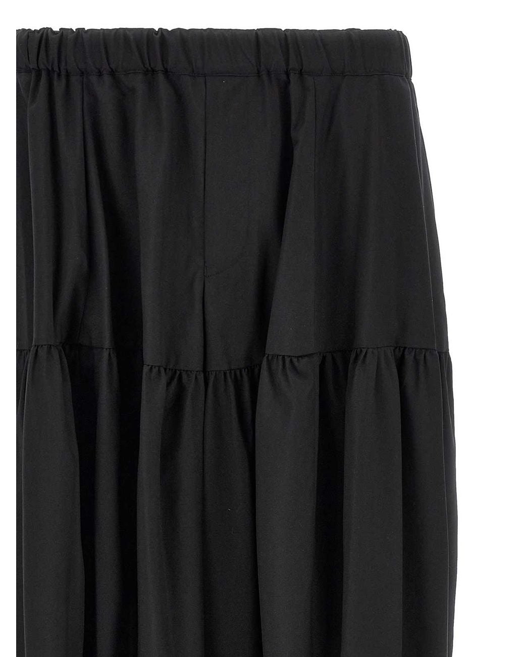 Comme des Garçons Black Barrel Leg Pants for men