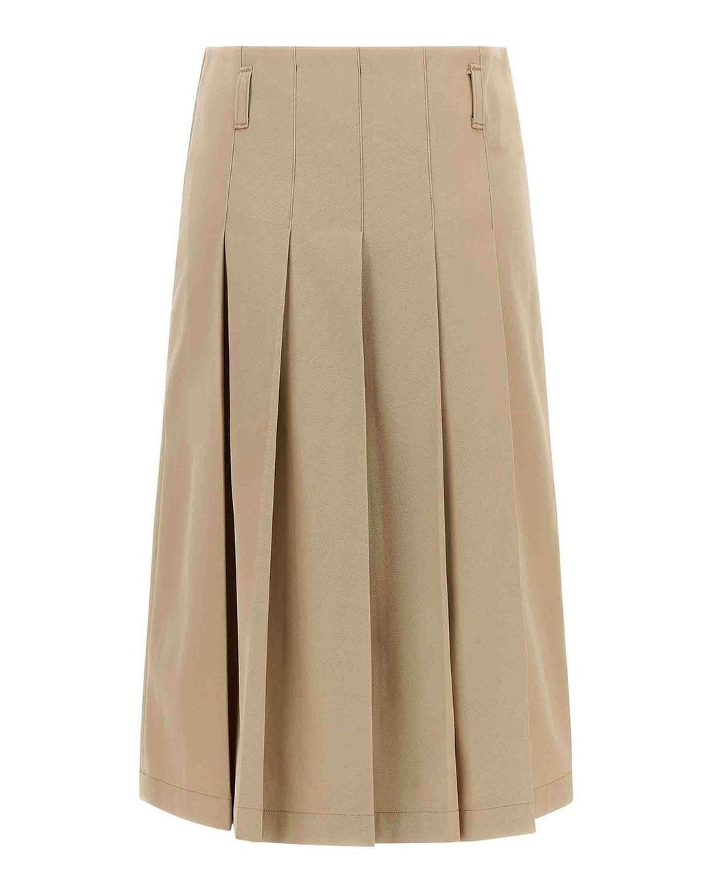 Falda Semilarga A.P.C. de color Natural
