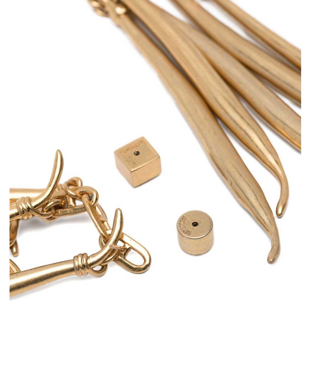 Jacquemus Metallic Haricots Earrings