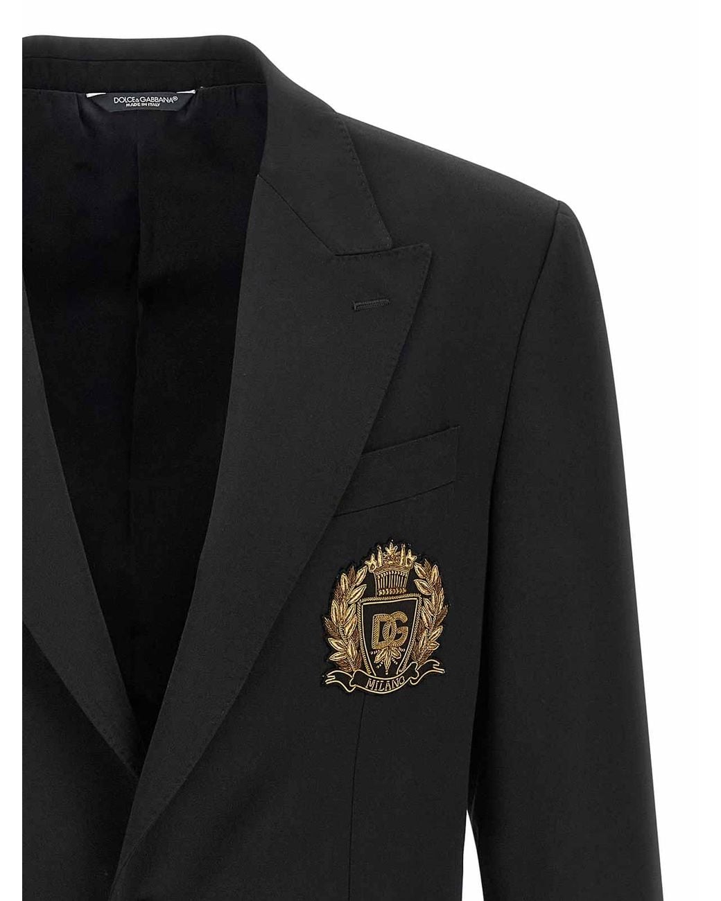 Dolce & Gabbana Black Blazer for men