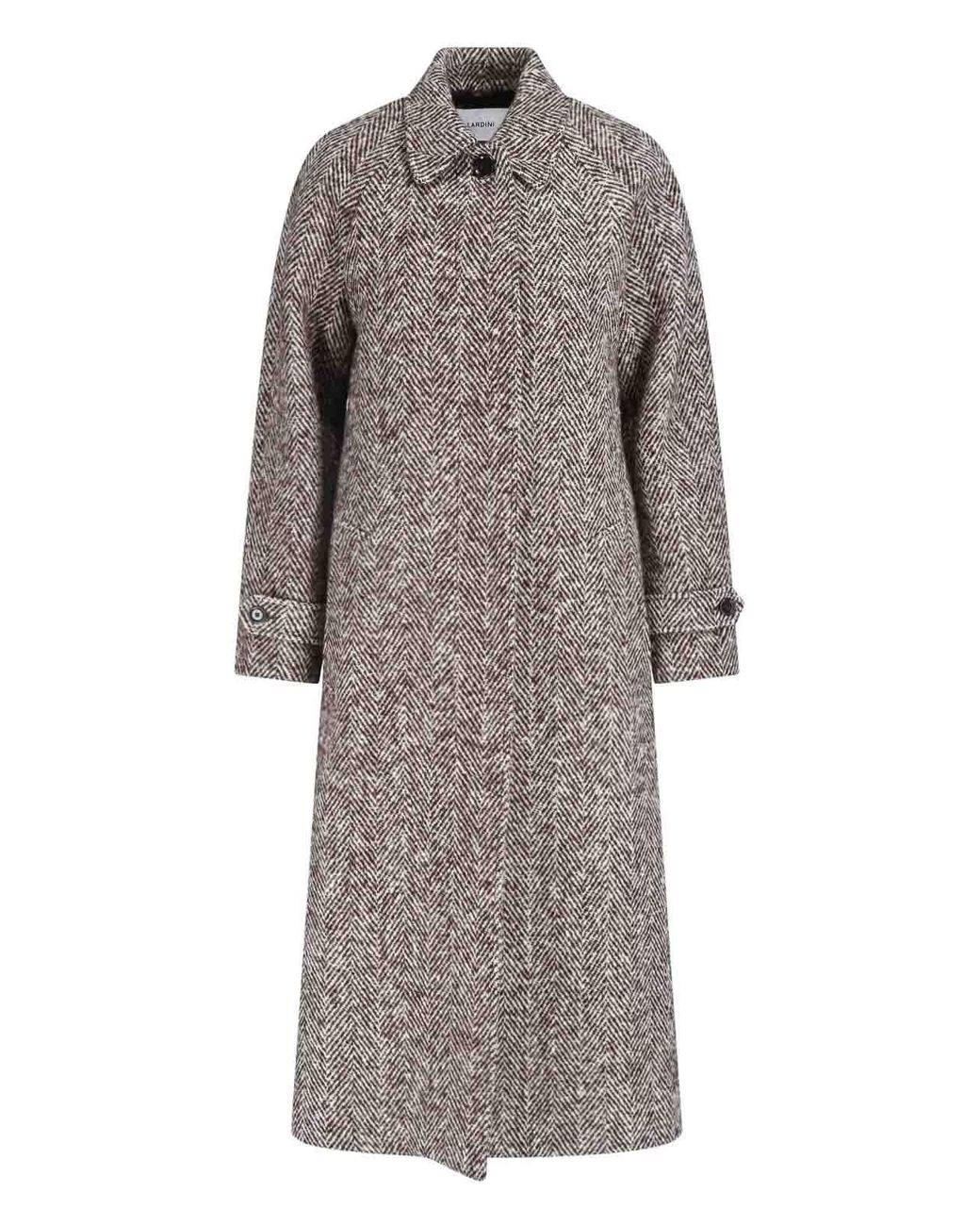 Abrigo Midi Lardini de color Gray