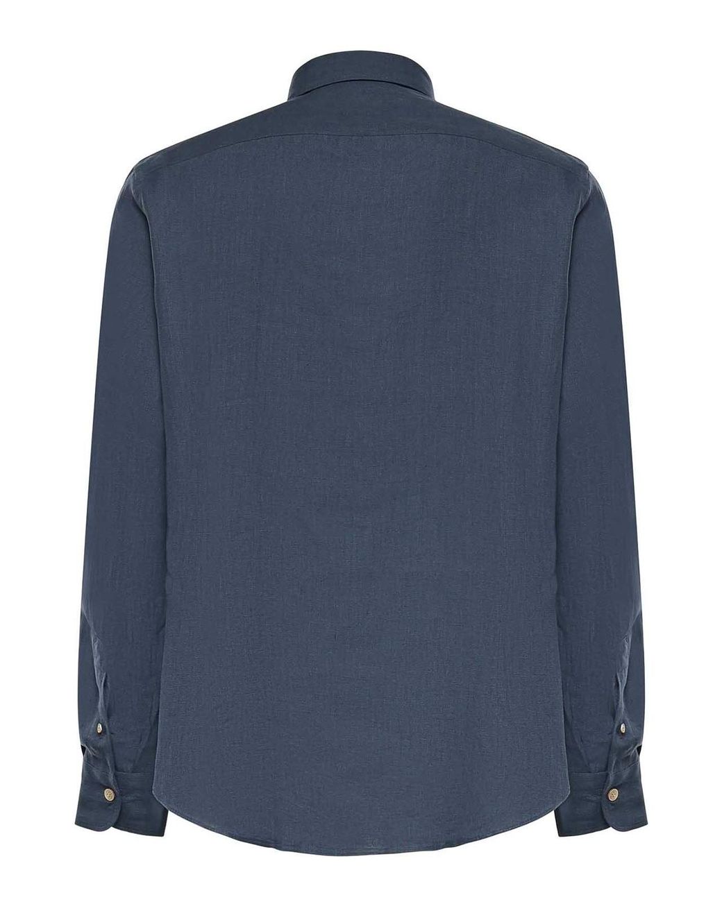 Eleventy Blue Linen Shirt for men