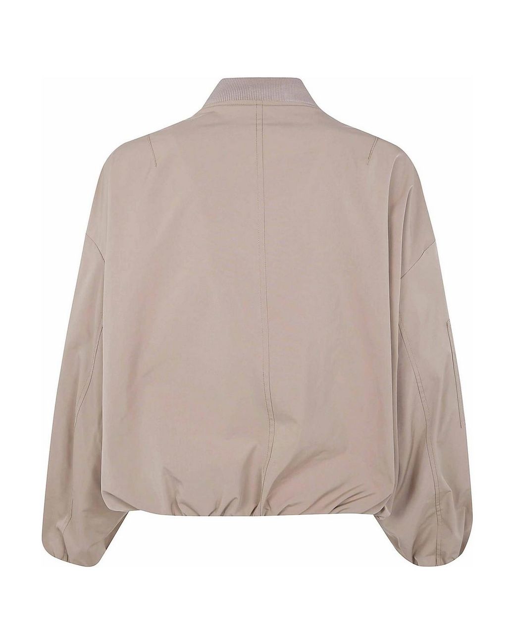 DR. HOPE Natural Nylon Bomber Jacket