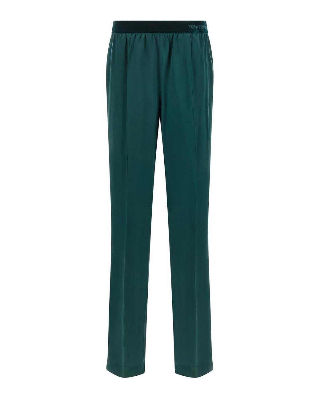 Tom Ford Green Silk Trousers