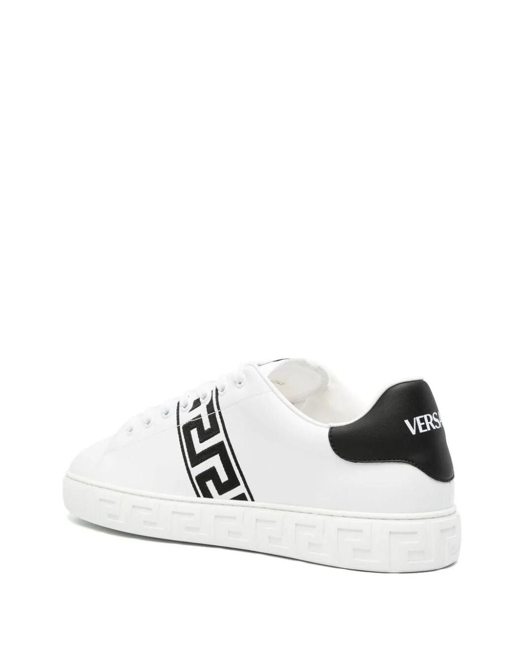 Versace White Sneakers With Logo for men