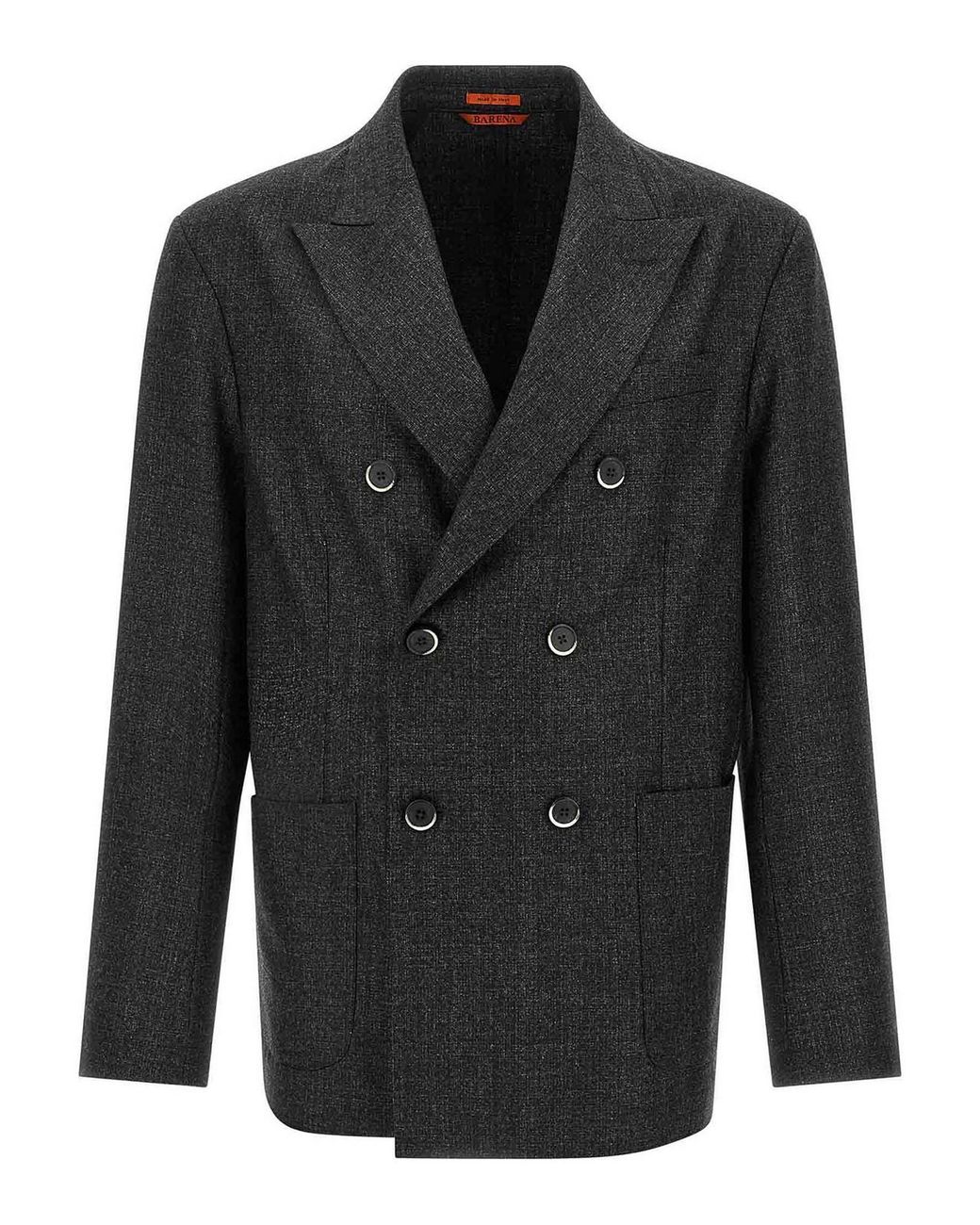 Barena Black Doria Blazer for men