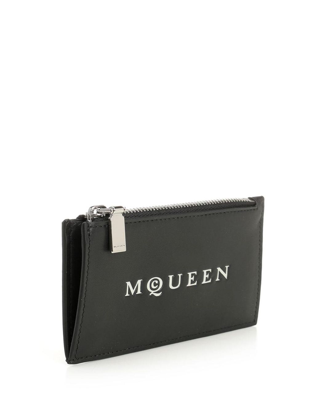 McQueen White Card Holder for men