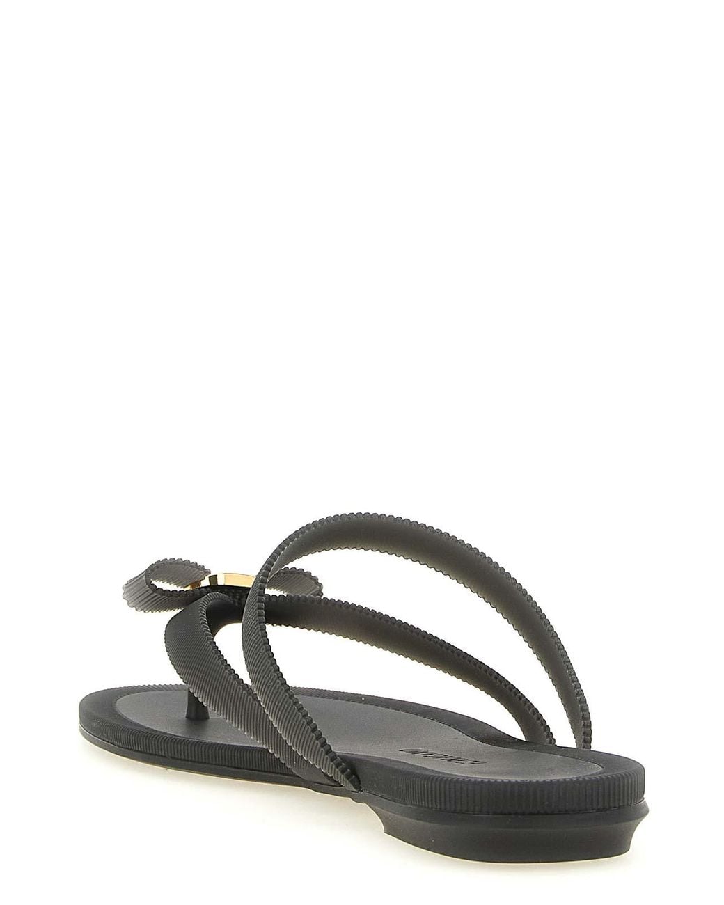 Ferragamo Black Sandals